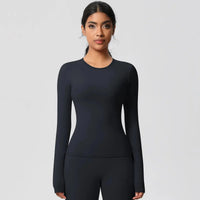 Ensemble Yoga Femme 2 Pièces Sans Manches Col Halter Côtelé Sans Couture - Y3530118