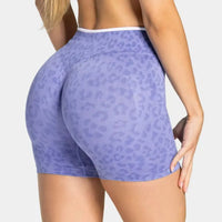Short Léopard Taille Haute Femme - Gainant et Respirant