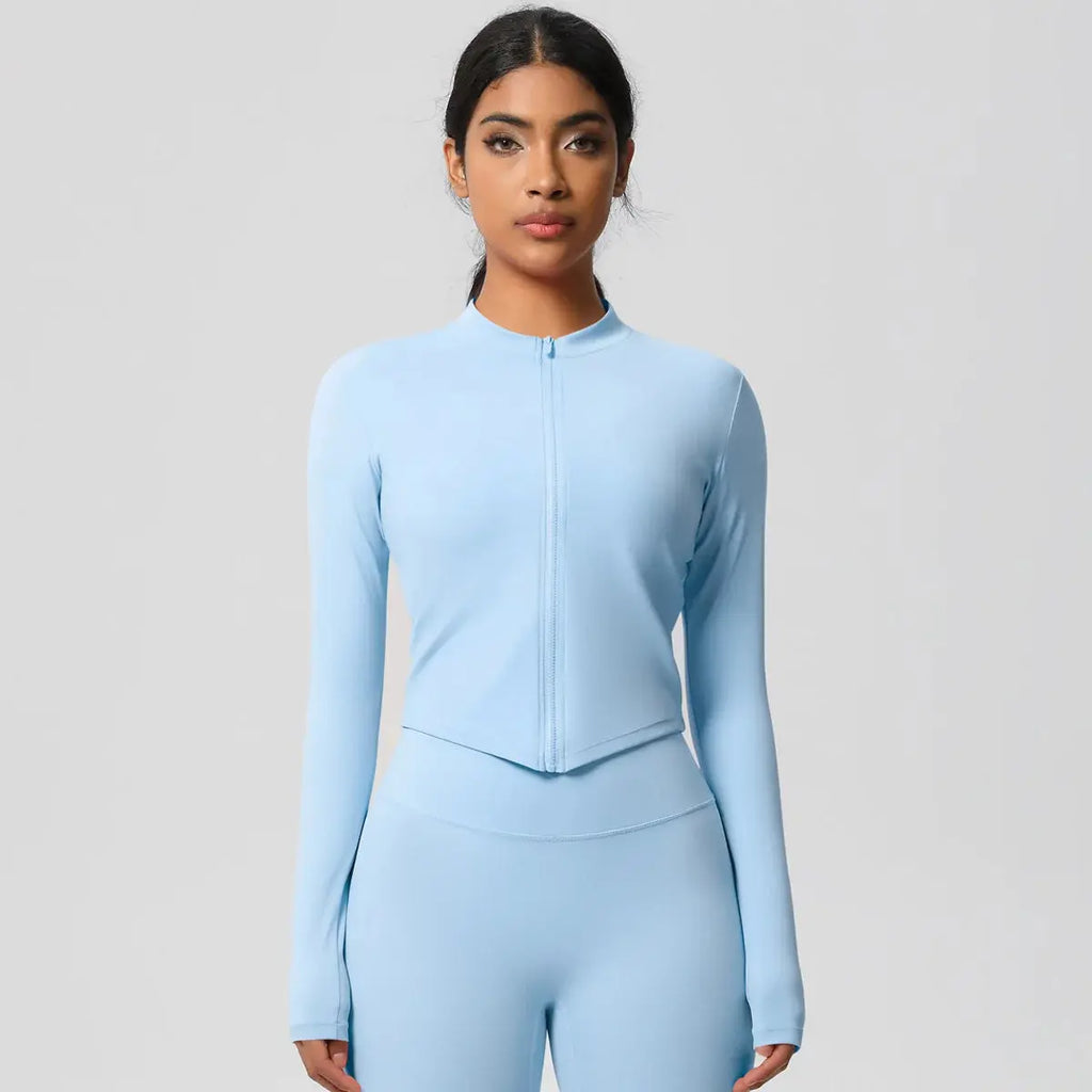 Ensemble Yoga Femme 2 Pièces Sans Manches Col Halter Côtelé Sans Couture - Y3530118