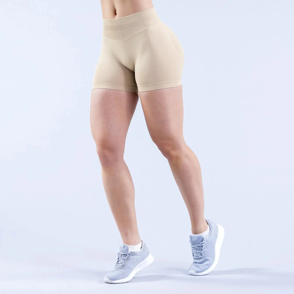 Short de Sport Femme Taille Haute Sans Couture - JY5296