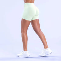 Short de Sport Femme Taille Haute Sans Couture - JY5296