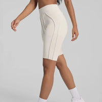 Legging Capri Femme Taille Haute Sans Couture - Effet Push-Up et Séchage Rapide - DK25160