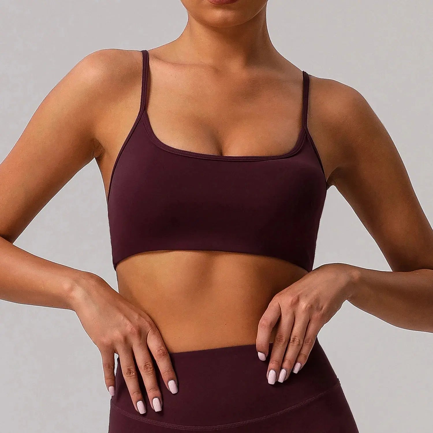 Ensemble Yoga Femme 2 Pièces - Soutien-Gorge et Legging Taille Haute Élastique Séchage Rapide