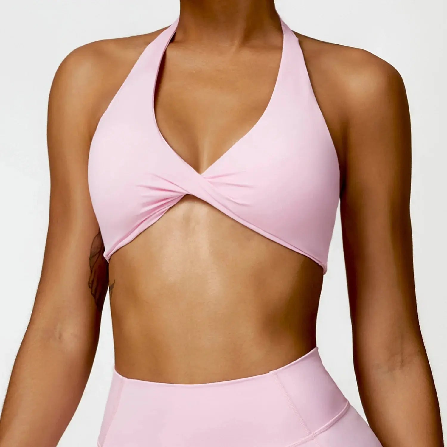 Ensemble Yoga Femme 2 Pièces Manches Longues Respirant Taille Haute - CCX8503