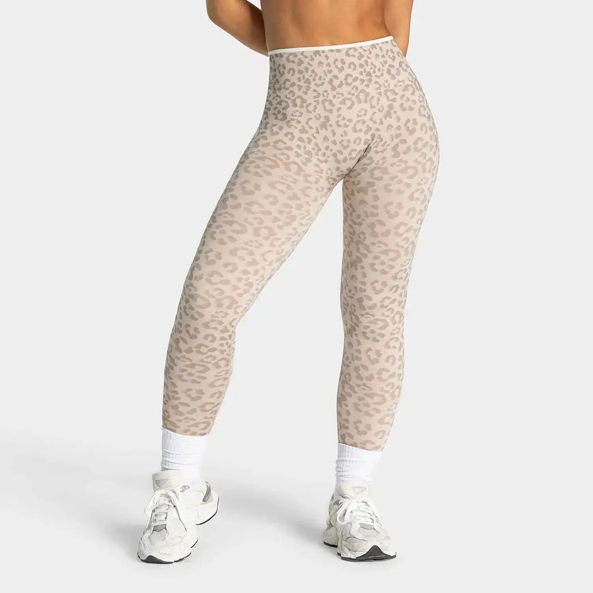 Legging Fauve imprimé léopard taille haute ROYLES