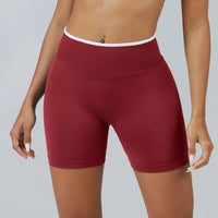 Ensemble Yoga Femme 2 Pièces Sans Couture - Legging Taille Haute et Soutien-Gorge Color Block