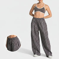 Ensemble de Sport Imprimé Léopard pour Femme
