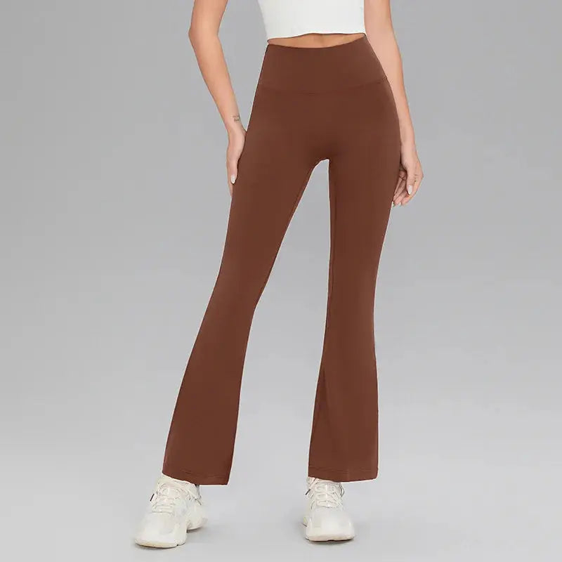Legging Yoga Femme Taille Haute Évasé - Effet Galbant et Contrôle Abdominal