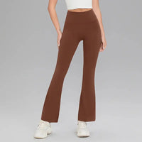 Legging Yoga Femme Taille Haute Évasé - Effet Galbant et Contrôle Abdominal