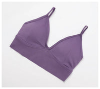 Ensemble Yoga Femme 2 Pièces Sans Couture - Débardeur Col V et Short Taille Haute - Yes7790-WXDK
