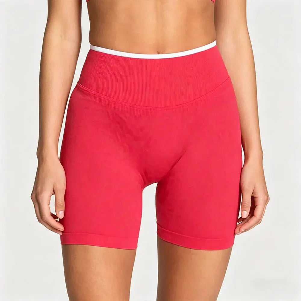 Ensemble Yoga Femme 2 Pièces Bloc Couleur Léopard Sans Couture - New Trend