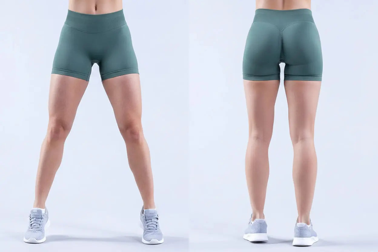 Short de Sport Femme Taille Haute Sans Couture - JY5296