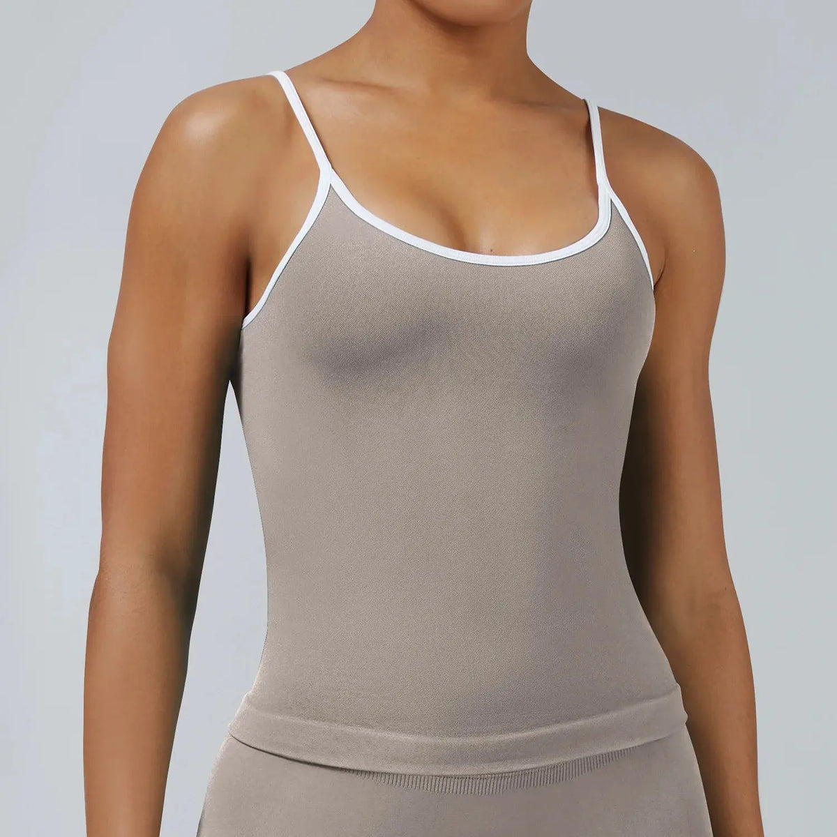 Ensemble Yoga Femme 2 Pièces Sans Couture - Legging Taille Haute et Soutien-Gorge pour Fitness