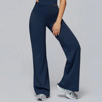 Pantalon Yoga Femme Droit Large - Taille Haute et Contrôle Abdominal