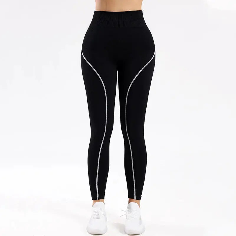 Legging Yoga Femme Taille Haute en Nylon - CKB338