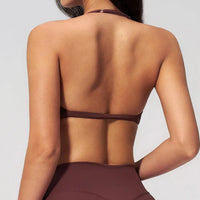Ensemble 2 Pièces Dos Nu et Taille Haute pour Femme - Gym et Pilates
