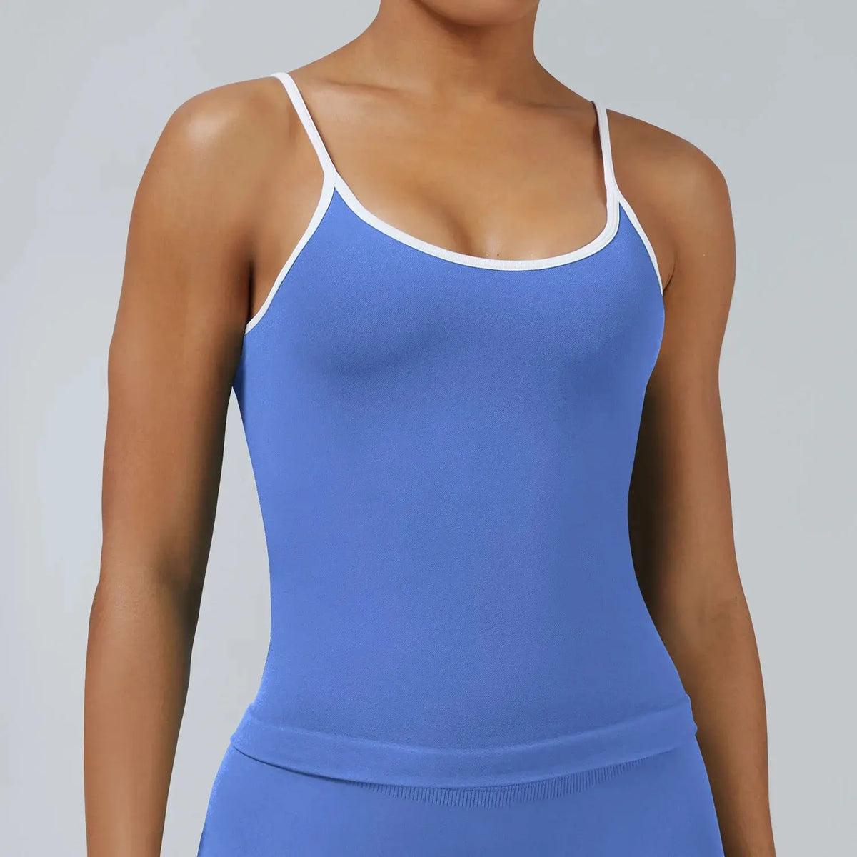 Ensemble Yoga Femme 2 Pièces Sans Couture - Legging Taille Haute et Soutien-Gorge pour Fitness