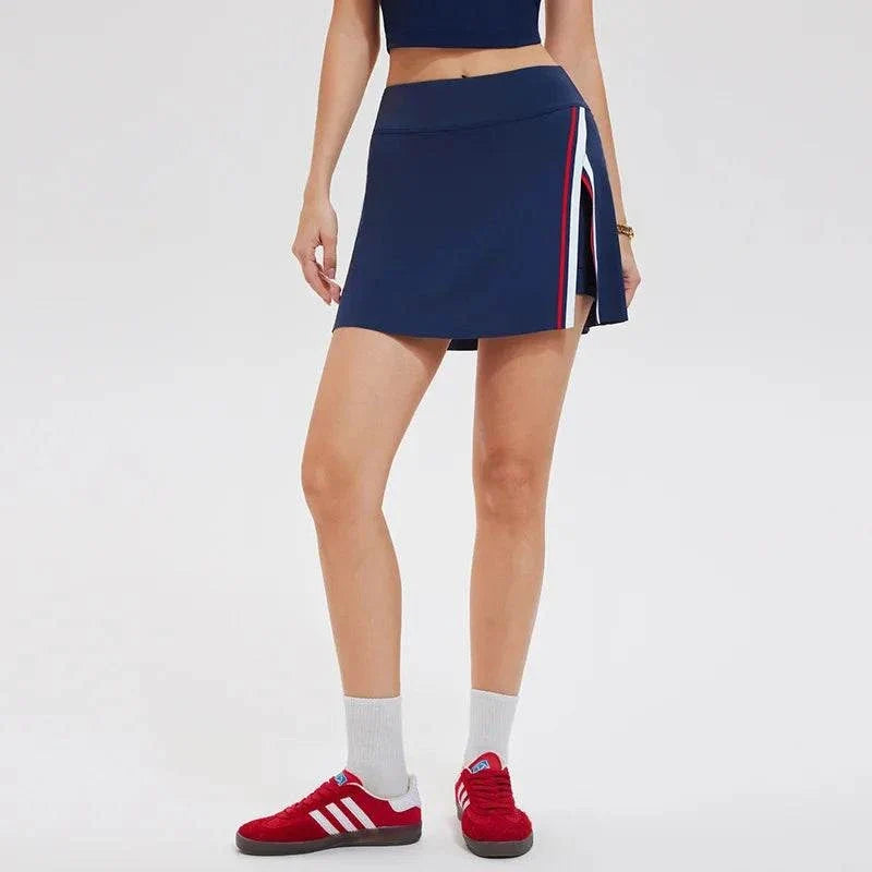 Ensemble Ace femme débardeur et jupe-short de fitness respirant et extensible pour yoga et running