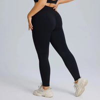 Ensemble Fitness Femme Grande Taille 3 Pièces - Soutien-Gorge, Legging et Veste