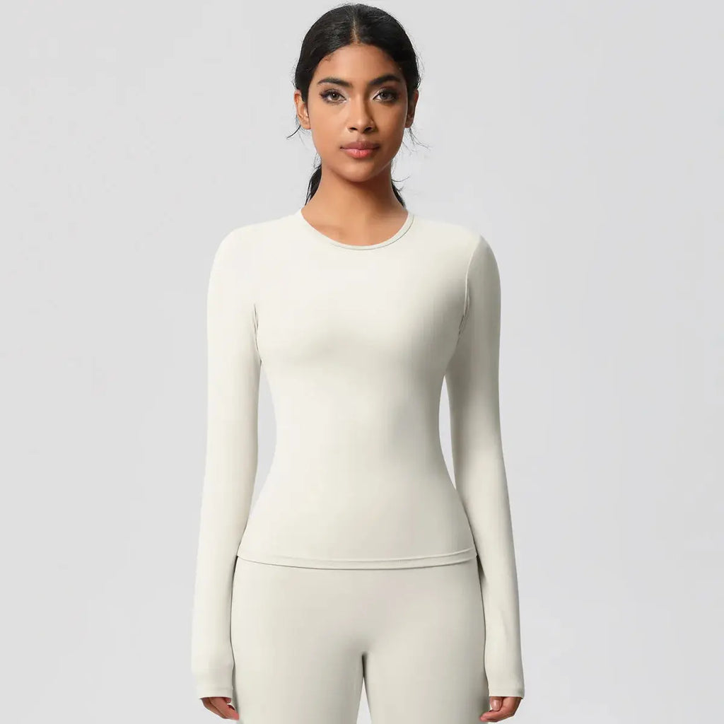 Ensemble Yoga Femme 2 Pièces Sans Manches Col Halter Côtelé Sans Couture - Y3530118
