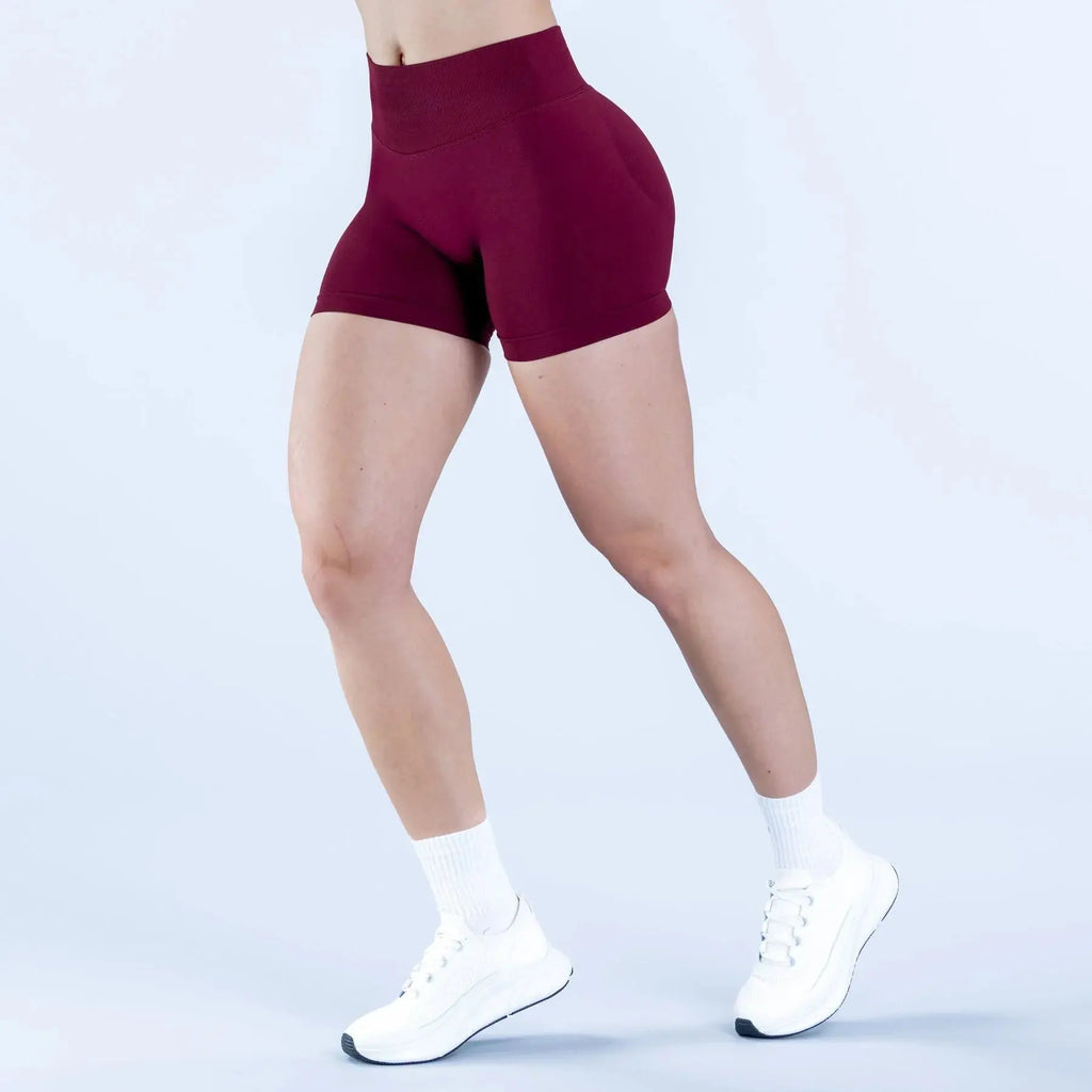 Short de Sport Femme Taille Haute Sans Couture - JY5296