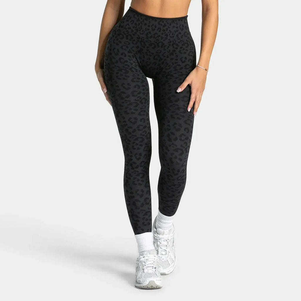 Legging Fauve imprimé léopard taille haute ROYLES