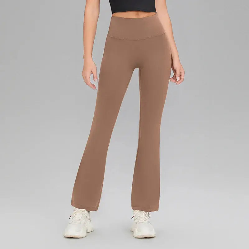 Legging Yoga Femme Taille Haute Évasé - Effet Galbant et Contrôle Abdominal