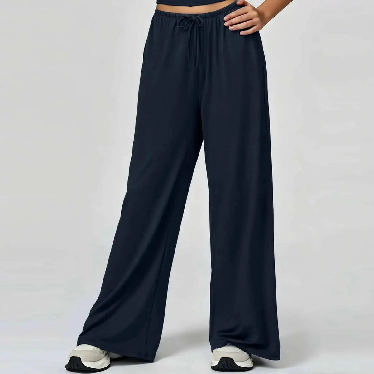 Pantalon Asymétrie jambe large taille haute ROYLES