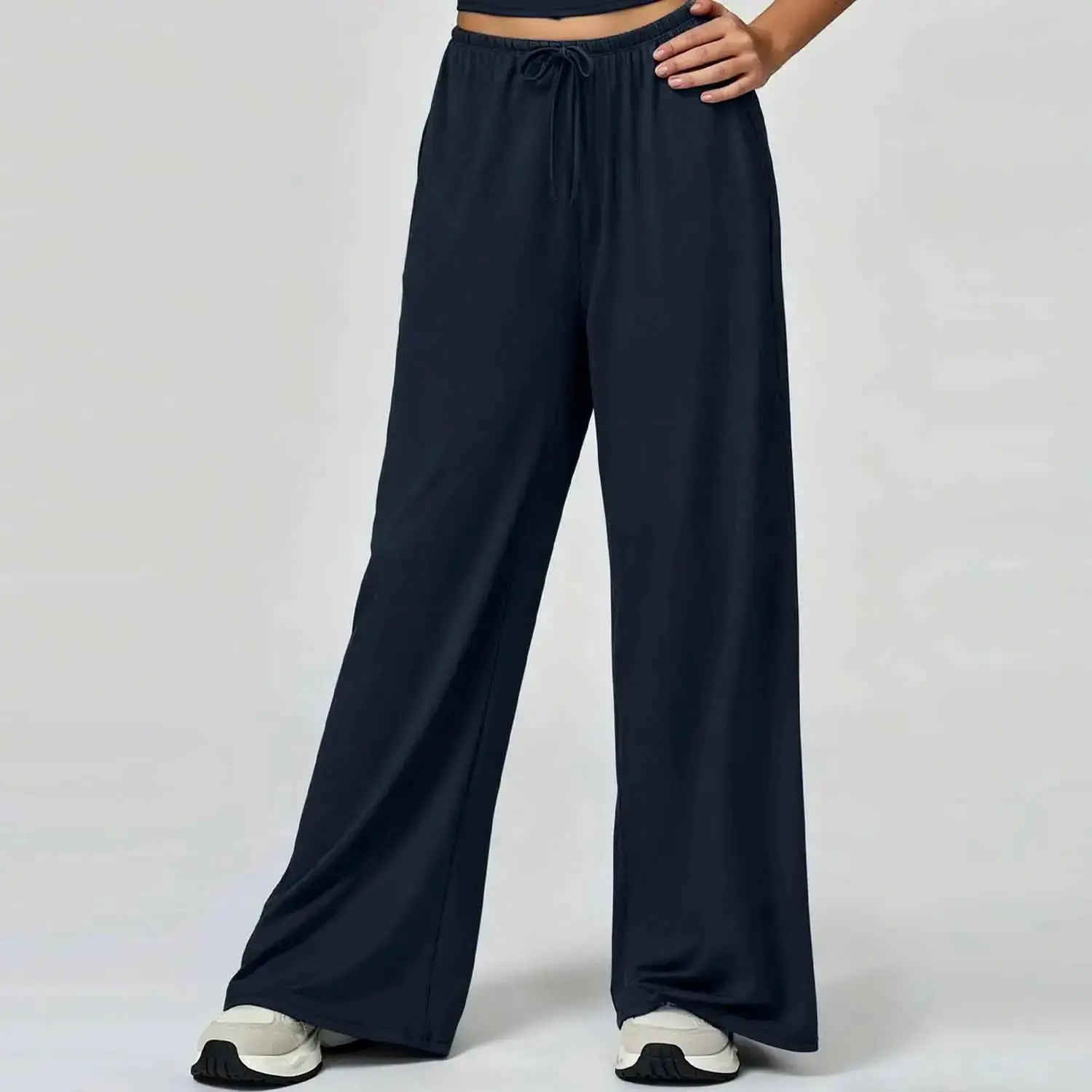 Pantalon Asymétrie jambe large taille haute ROYLES