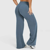 Legging Yoga Femme Jambe Large Taille Haute Contrôle Ventre - YK1339-RX