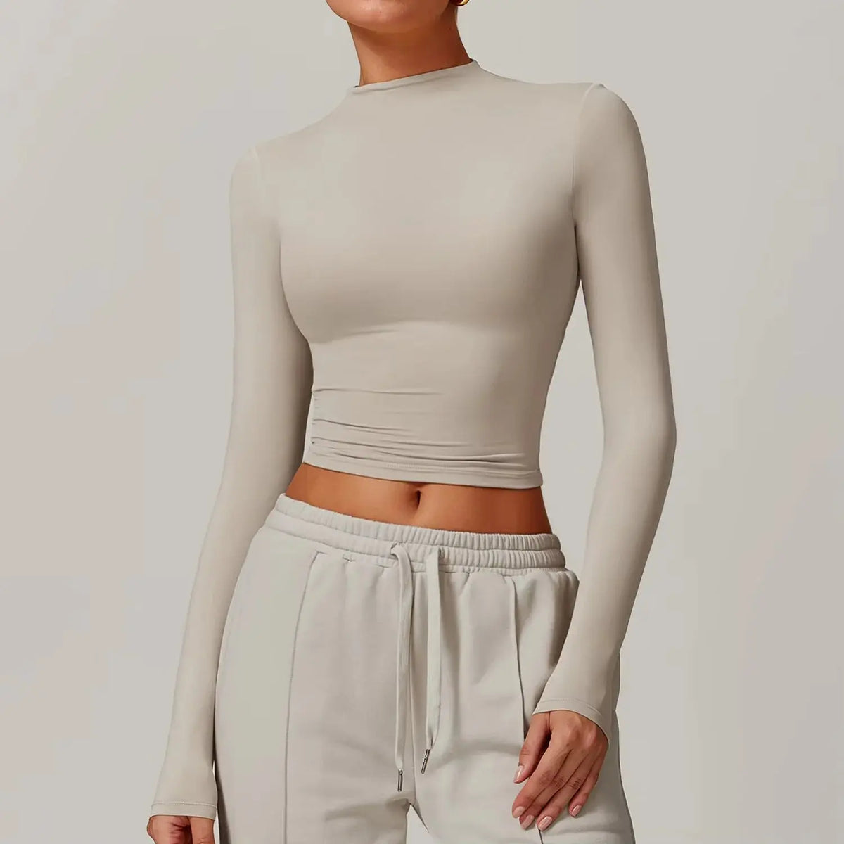 Ensemble Sport Femme 4 Pièces - Débardeur, Sweat à Capuche, Haut à Manches Longues et Pantalon Jogger - Joyyoung