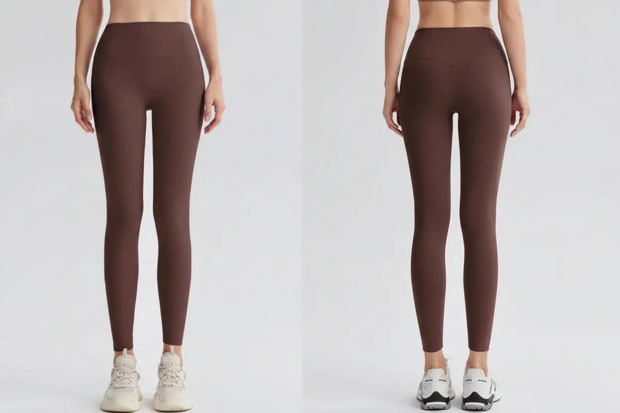 Legging Yoga Femme Taille Haute Contrôle Abdominal - Doux et Extensible