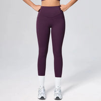 Legging Taille Haute Femme avec Poches Latérales - Extensible 4 Sens