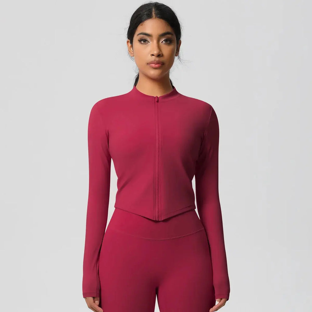 Ensemble Yoga Femme 2 Pièces Sans Manches Col Halter Côtelé Sans Couture - Y3530118