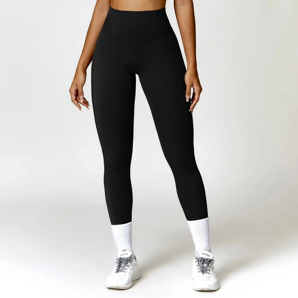 Ensemble Yoga Femme 2 Pièces Manches Longues Respirant Taille Haute - CCX8503