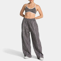 Ensemble de Sport Imprimé Léopard pour Femme