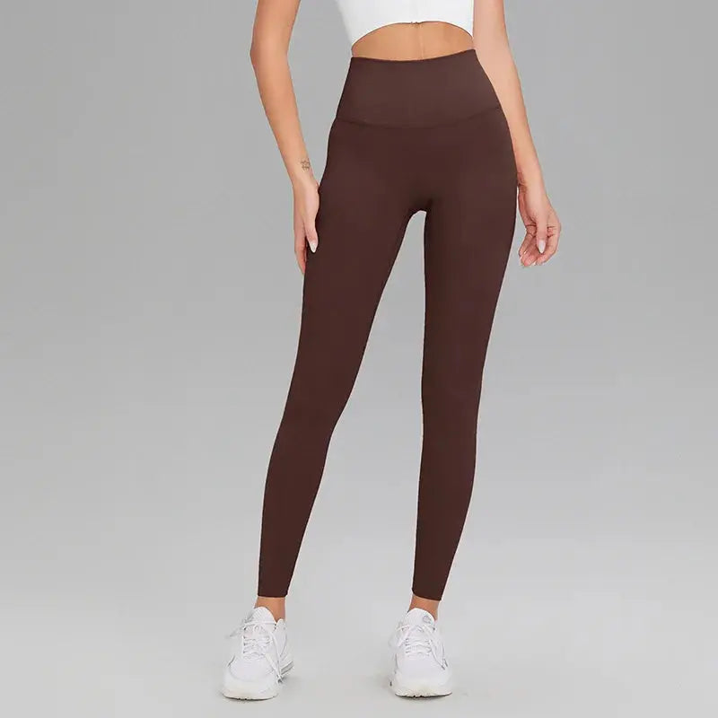 Legging Yoga Femme Taille Haute Contrôle Abdominal - Doux et Extensible