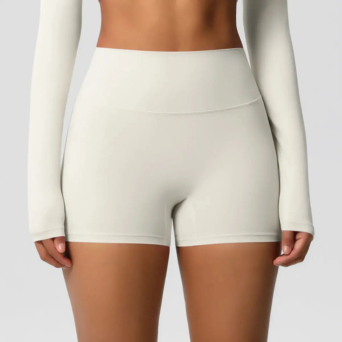 Ensemble Yoga Femme 2 Pièces Sans Manches Col Halter Côtelé Sans Couture - Y3530118