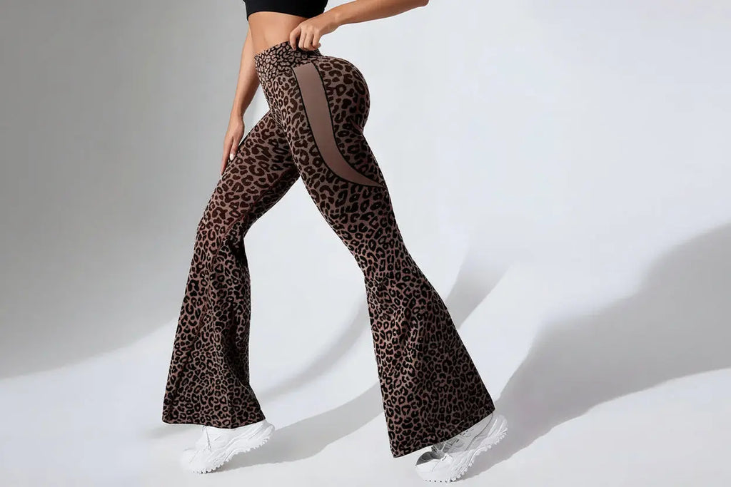 Legging Léopard Taille Haute Femme - Automne Hiver