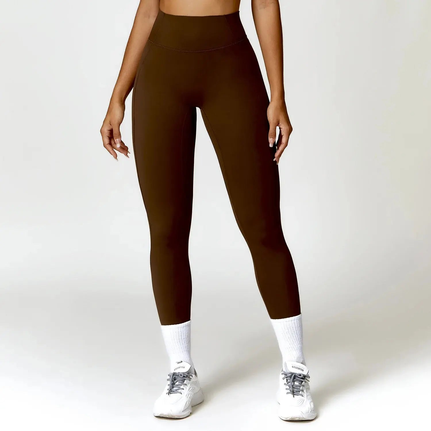 Ensemble Yoga Femme 2 Pièces Manches Longues Respirant Taille Haute - CCX8503