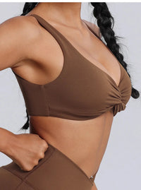 Soutien-Gorge de Sport Femme Sans Couture à Soutien Élevé - Dos Nu et Séchage Rapide