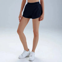 Short de Yoga Femme Taille Haute Anti-Froissement Respirant Séchage Rapide - BM-SR821