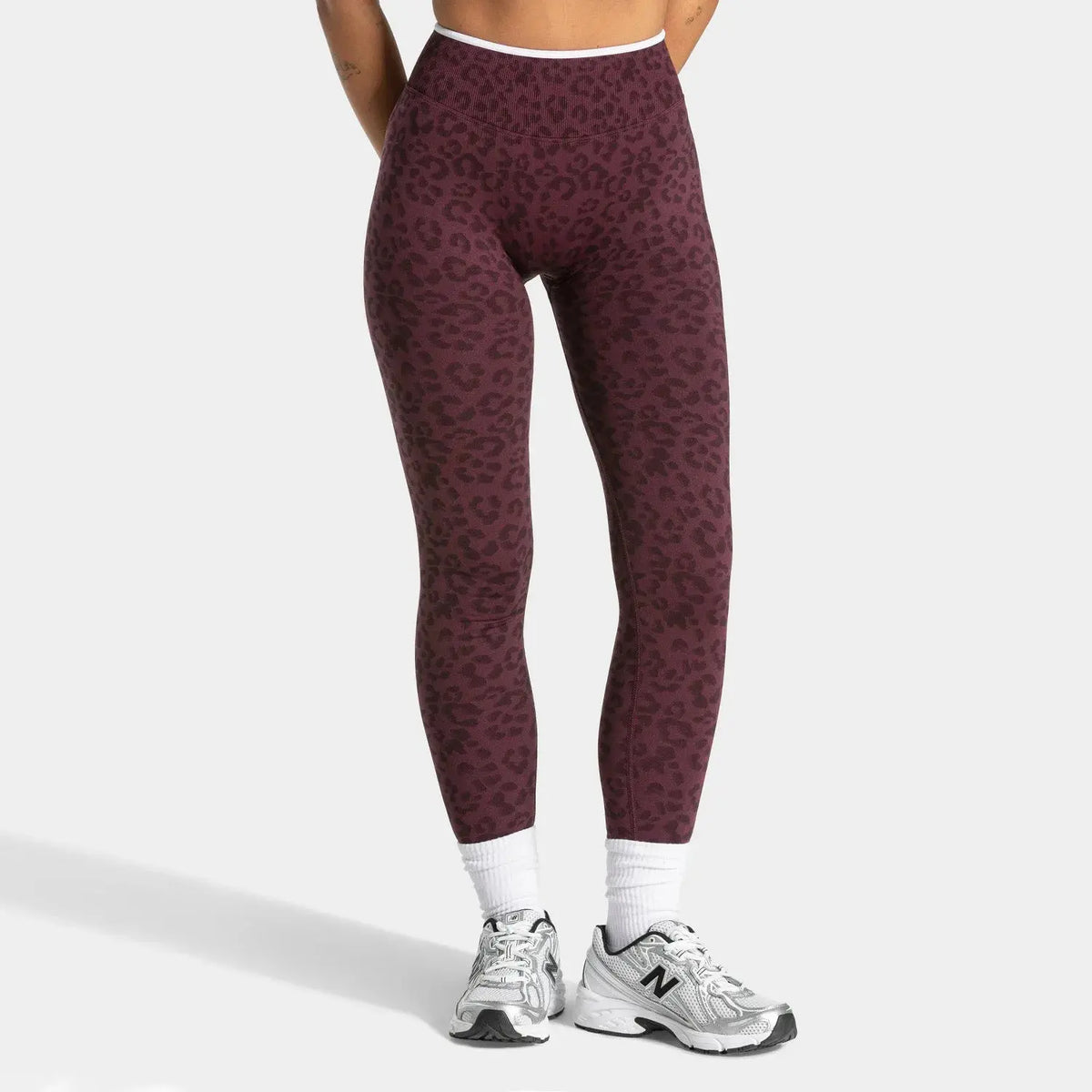 Ensemble Yoga Femme 2 Pièces - Soutien-Gorge et Legging Taille Haute Imprimé Léopard - LK26FA908