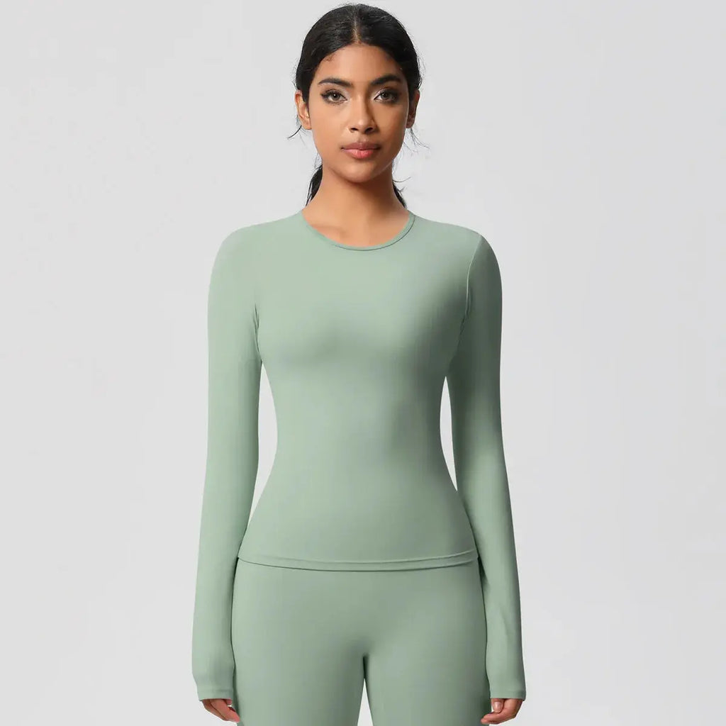 Ensemble Yoga Femme 2 Pièces Sans Manches Col Halter Côtelé Sans Couture - Y3530118