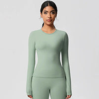 Ensemble Yoga Femme 2 Pièces Sans Manches Col Halter Côtelé Sans Couture - Y3530118
