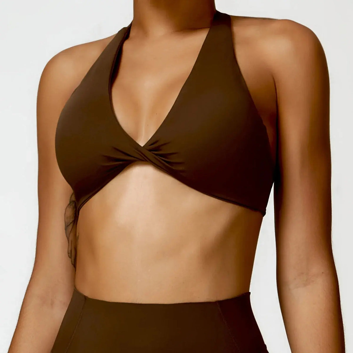 Ensemble Yoga Femme 2 Pièces Manches Longues Respirant Taille Haute - CCX8503