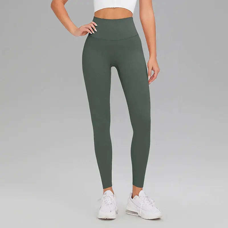 Legging Yoga Femme Taille Haute Contrôle Abdominal - Doux et Extensible