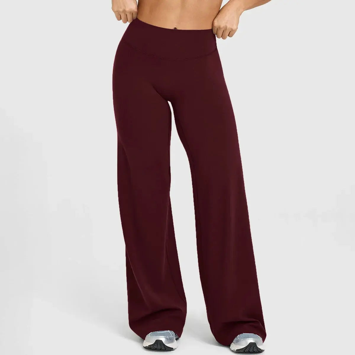 Legging Yoga Femme Jambe Large Taille Haute Contrôle Ventre - YJF1909-CK