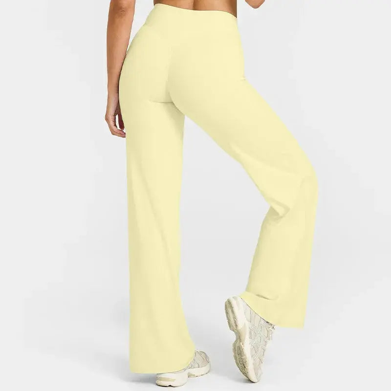 Legging Yoga Femme Jambe Large Taille Haute Contrôle Ventre - YK1339-RX