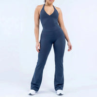 Ensemble Yoga Femme 2 Pièces Short Respirant - Nylon Spandex pour Pilates et Fitness